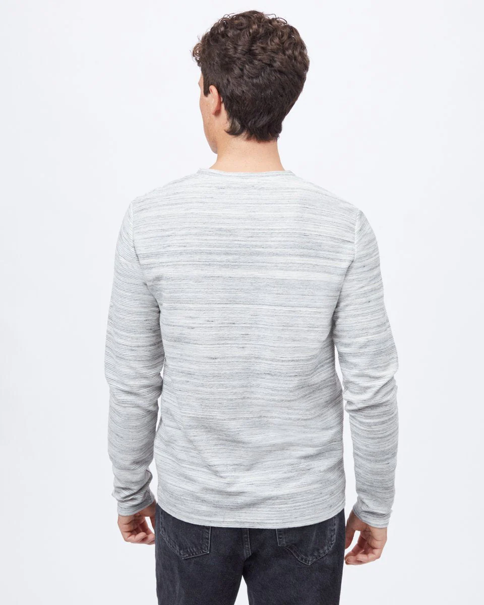 Space Dye Ottoman Henley Longsleeve - Image 4