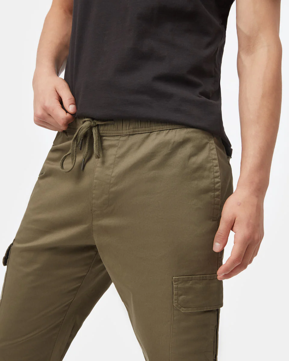 Stretch Twill Cargo Pull On Jogger - Image 3