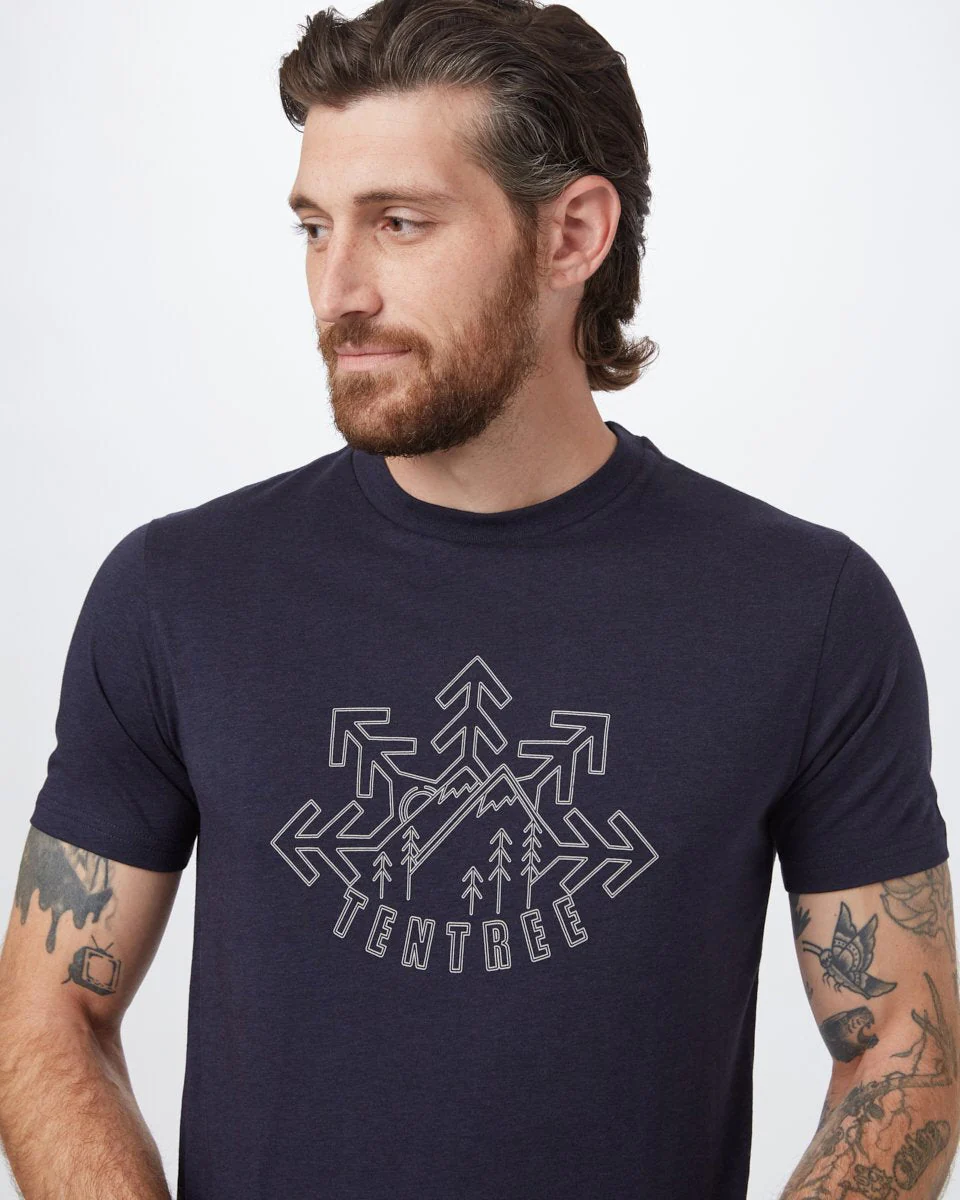 Tentree Winter Mountain T-Shirt - Image 3