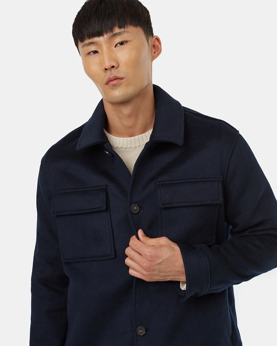 Wool Button Down Shacket - Image 5