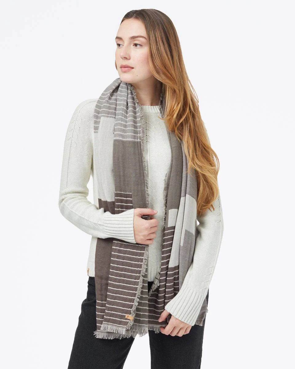 Organic Cotton Peaks Blanket Scarf - Image 3