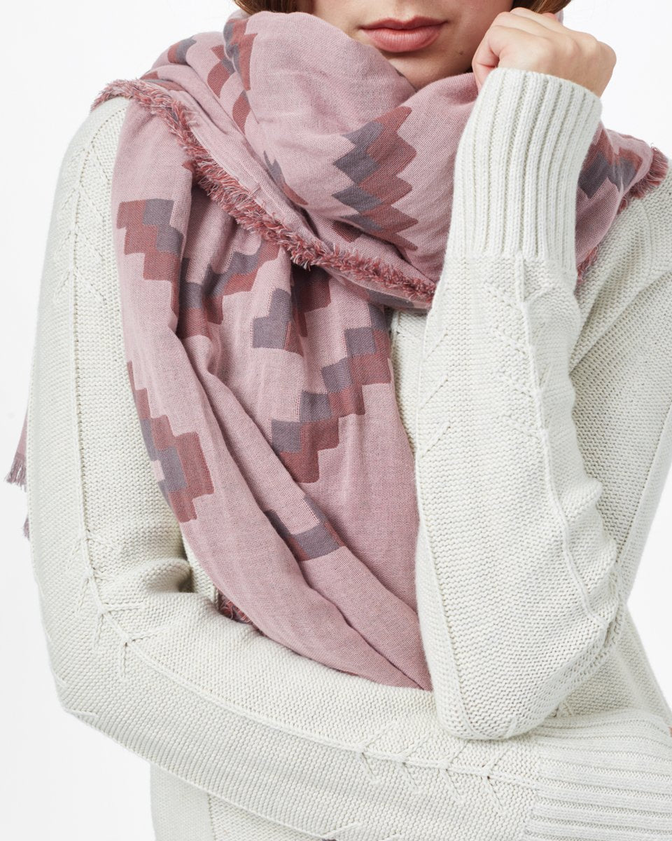Organic Cotton Sumatra Blanket Scarf - Image 5
