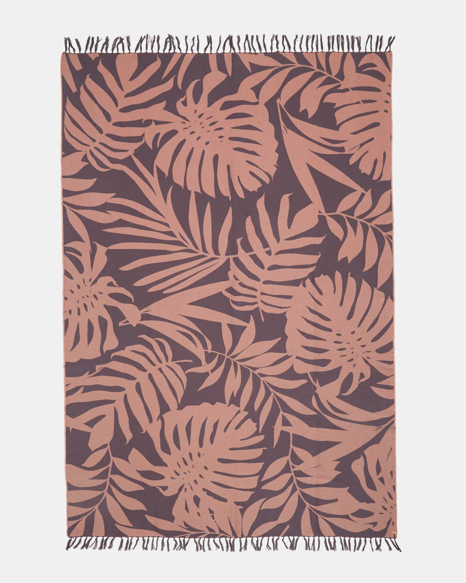 Organic Cotton Vintage Jungle Beach Blanket - Image 3