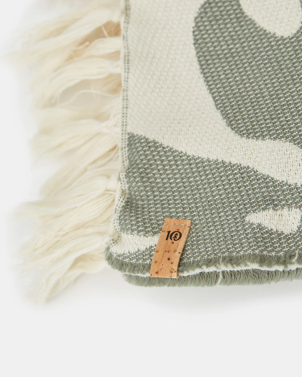 Organic Cotton Vintage Jungle Beach Blanket - Image 3
