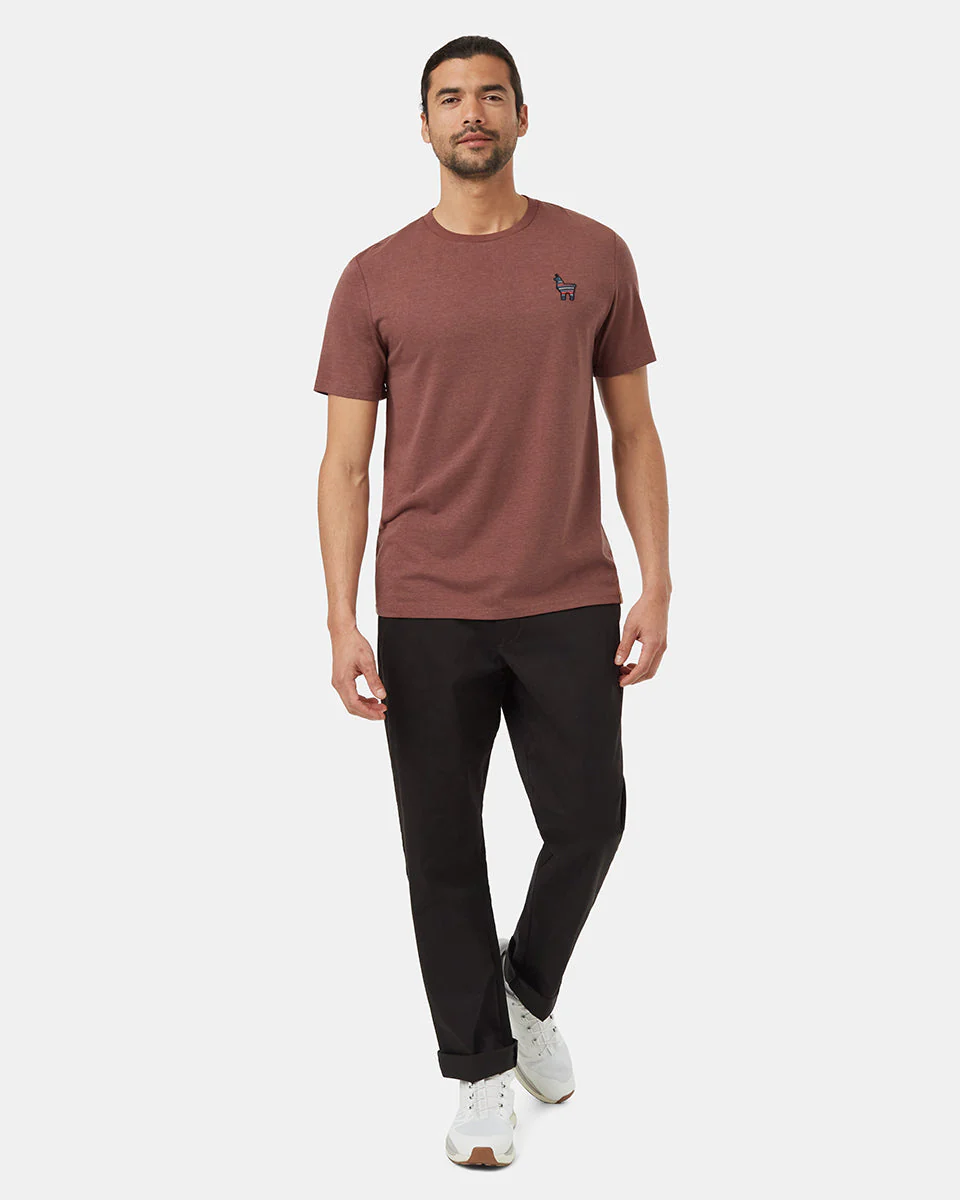 Peru Embroidered Llama T-Shirt - Image 2