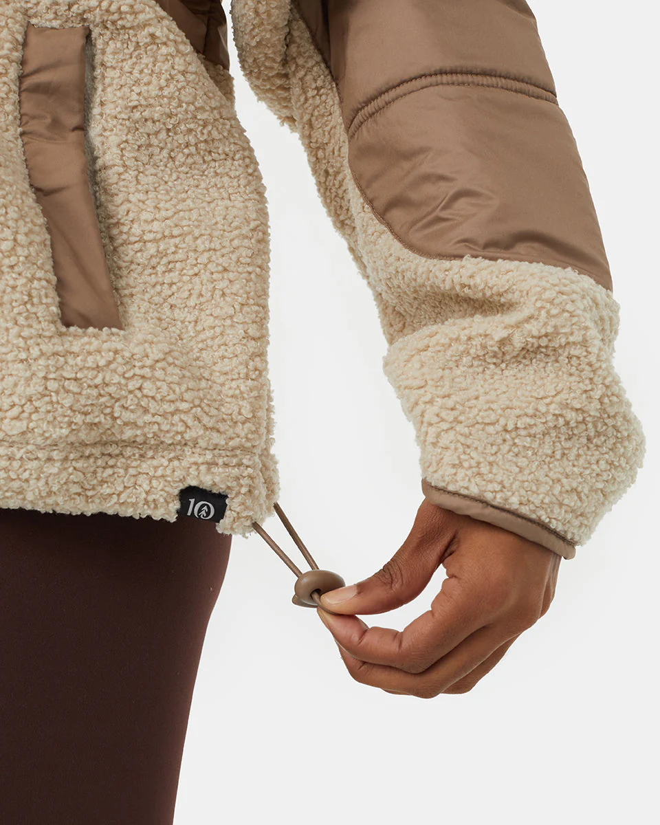 Recycled Boucle Full Snap Hoodie - Image 6