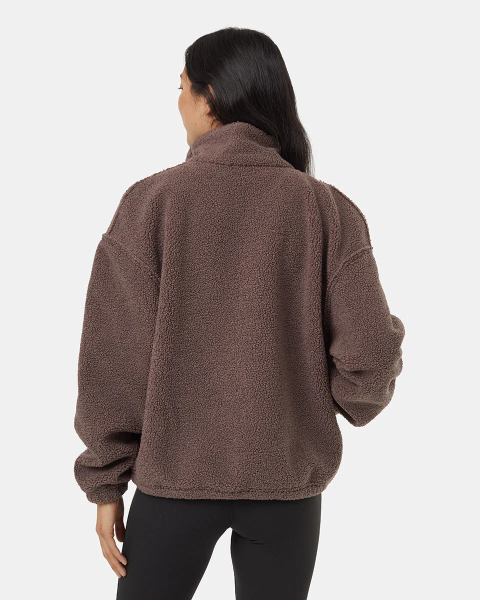 Recycled Boucle Reversible Full Zip - Image 2