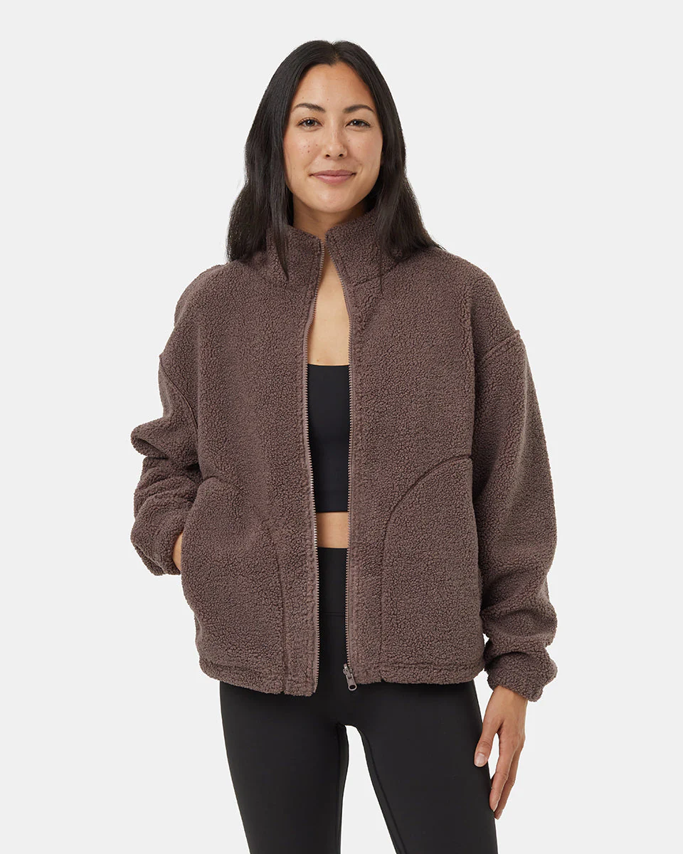 Recycled Boucle Reversible Full Zip - Image 6