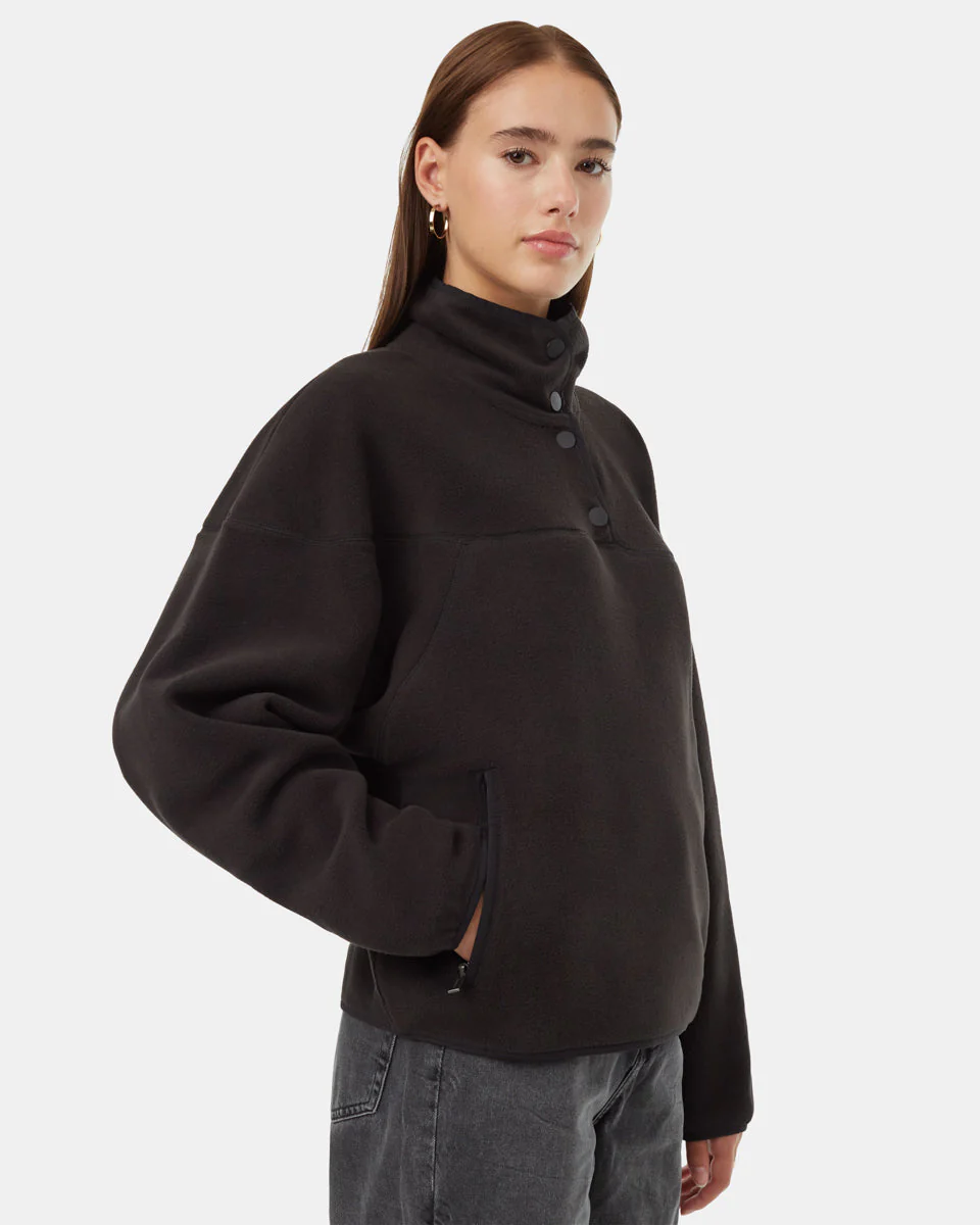 Recycled MicroFleece 1/4 Snap - Image 4