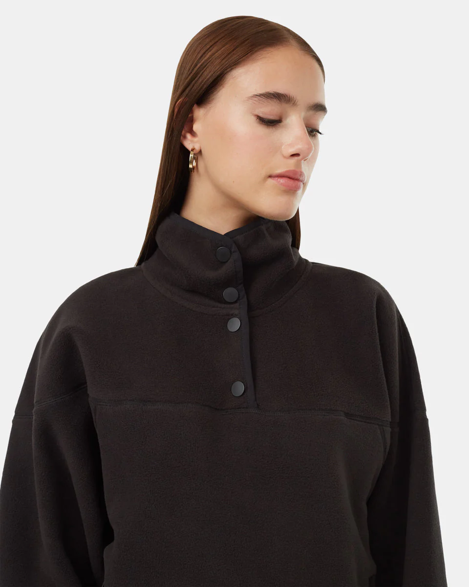 Recycled MicroFleece 1/4 Snap - Image 5
