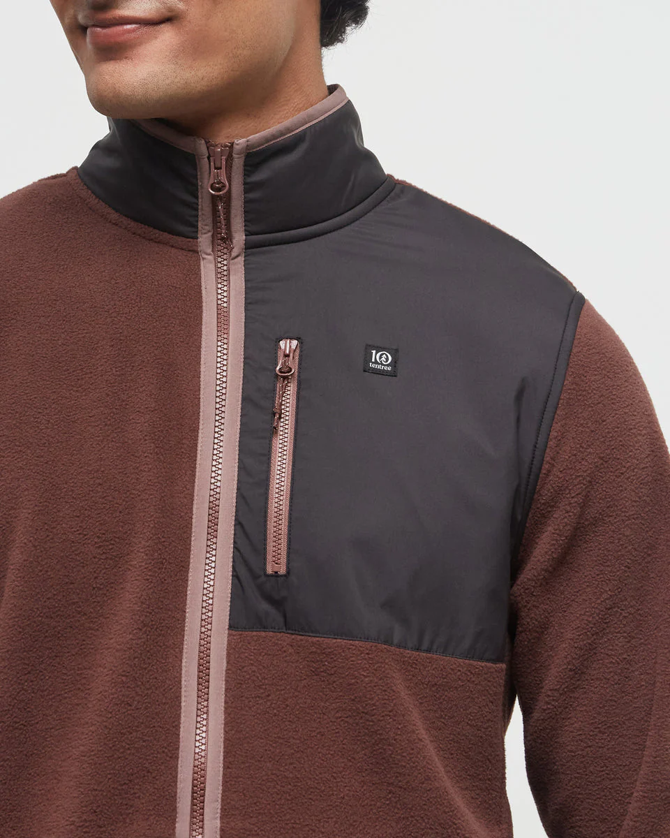 Recycled MicroFleece Contrast Full Zip - Image 4