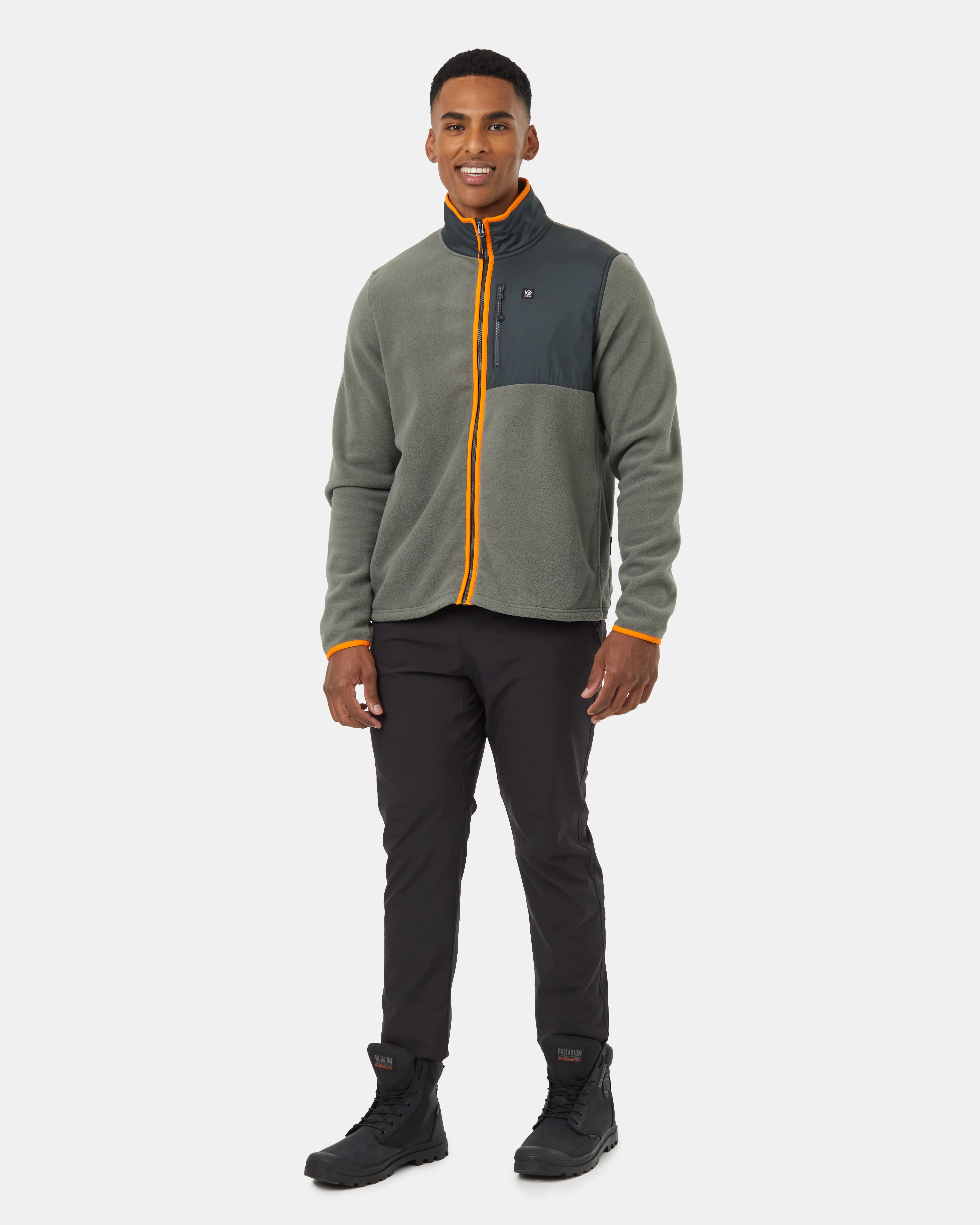 Recycled MicroFleece Contrast Full Zip - Image 2