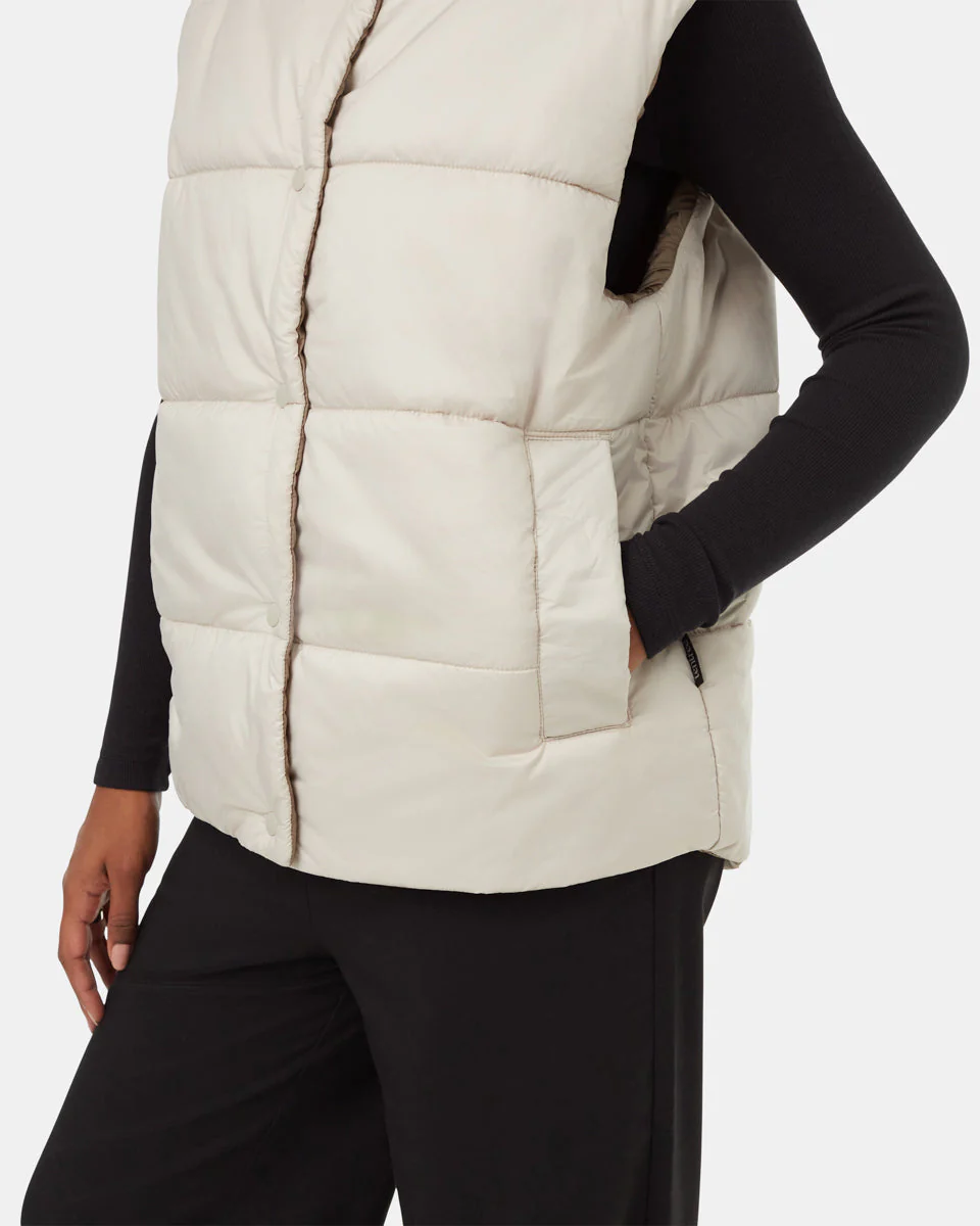Reversible Cloud Shell Oversized Vest - Image 6