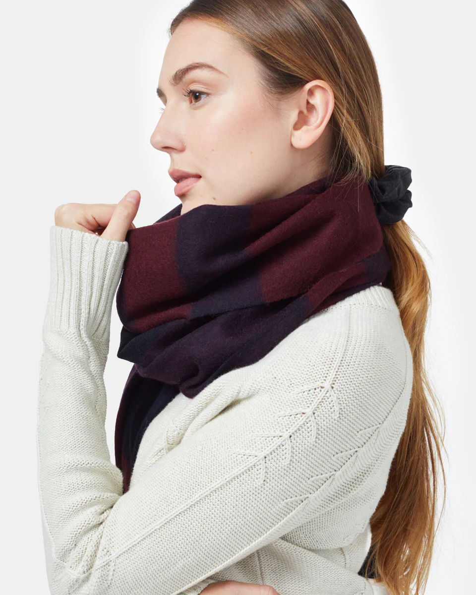 RWS Wool Woven Plaid Scarf - Image 4
