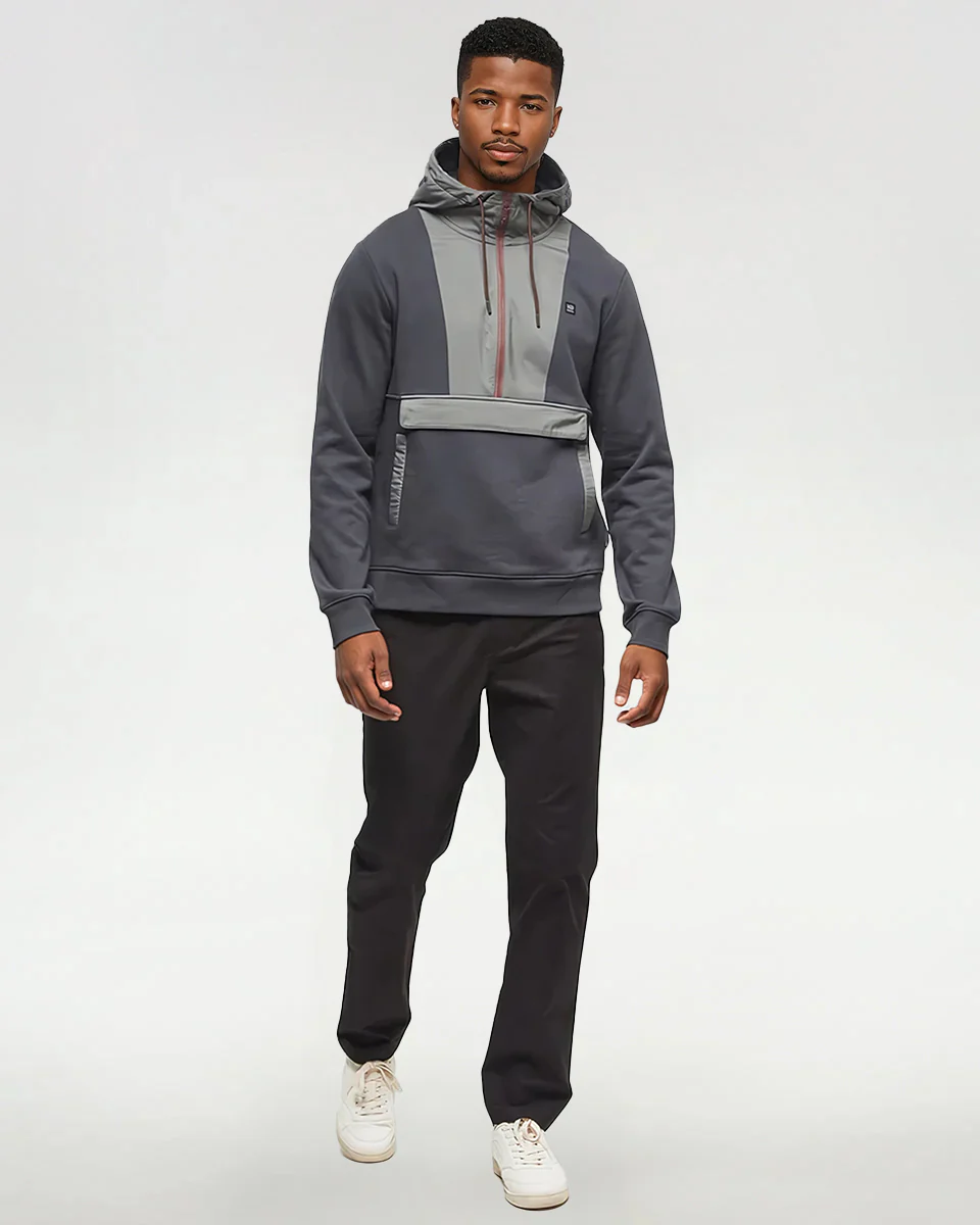 SeaFleece Contrast Anorak Hoodie - Image 2