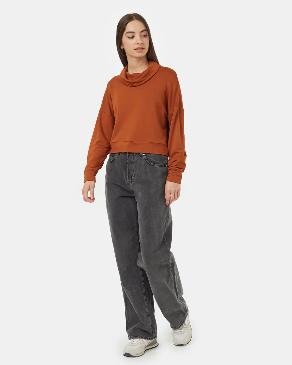 Soft EcoTerry Cowl Neck - Image 2