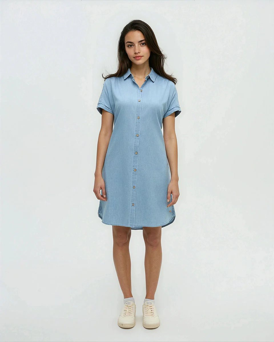 Denim Tern Dress - Image 3