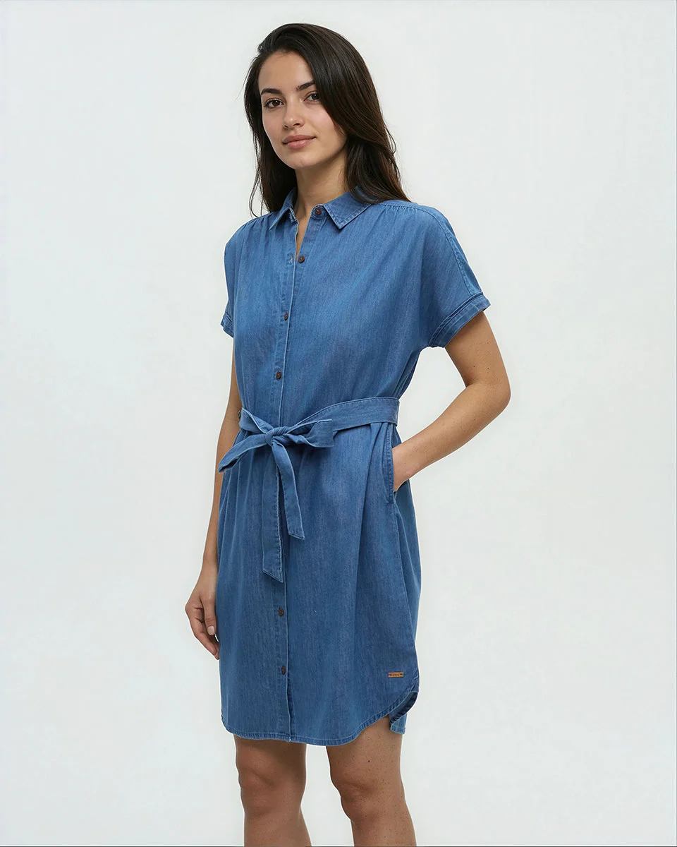 Denim Tern Dress - Image 4