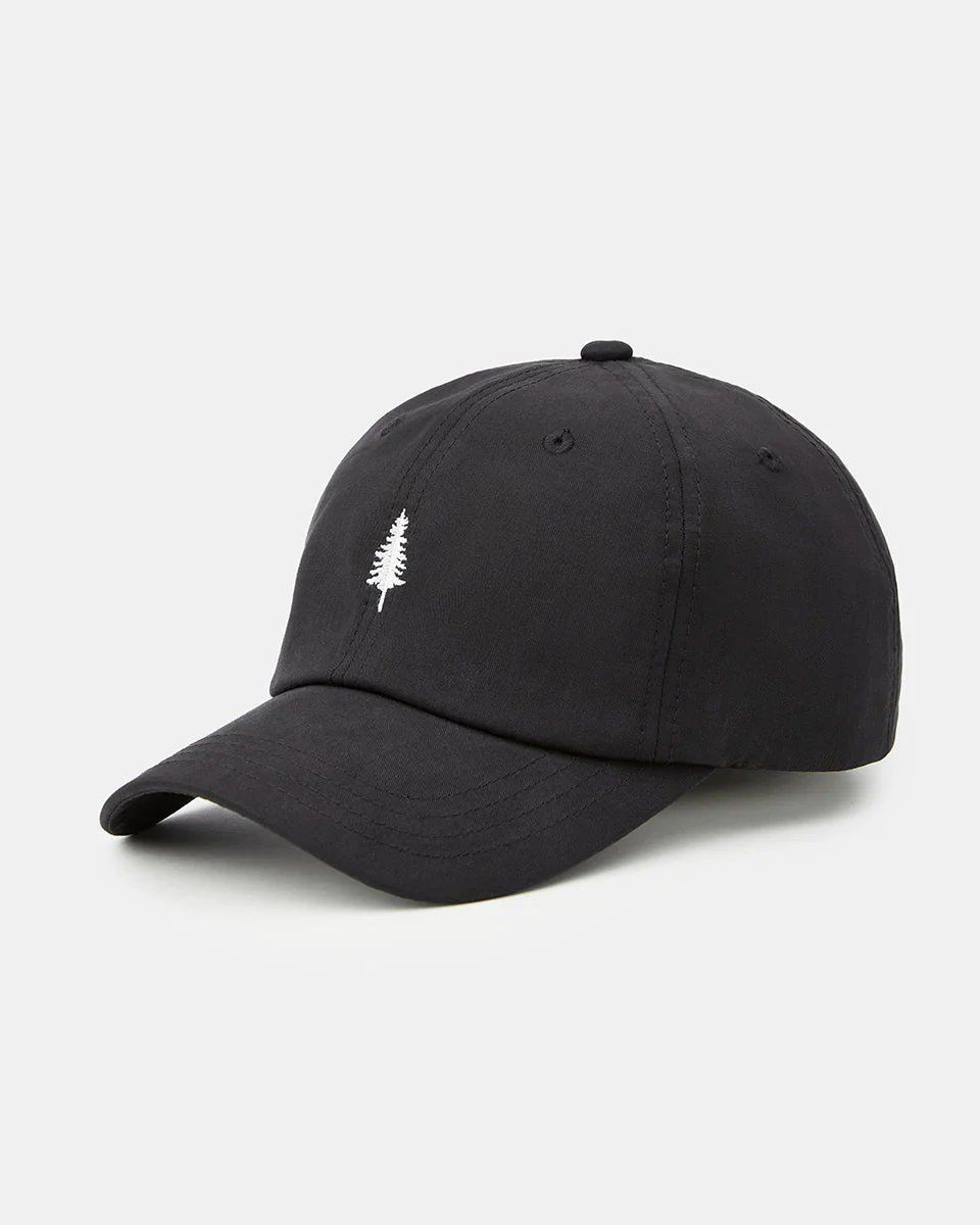 Tree Embroidery Tencel Peak Hat