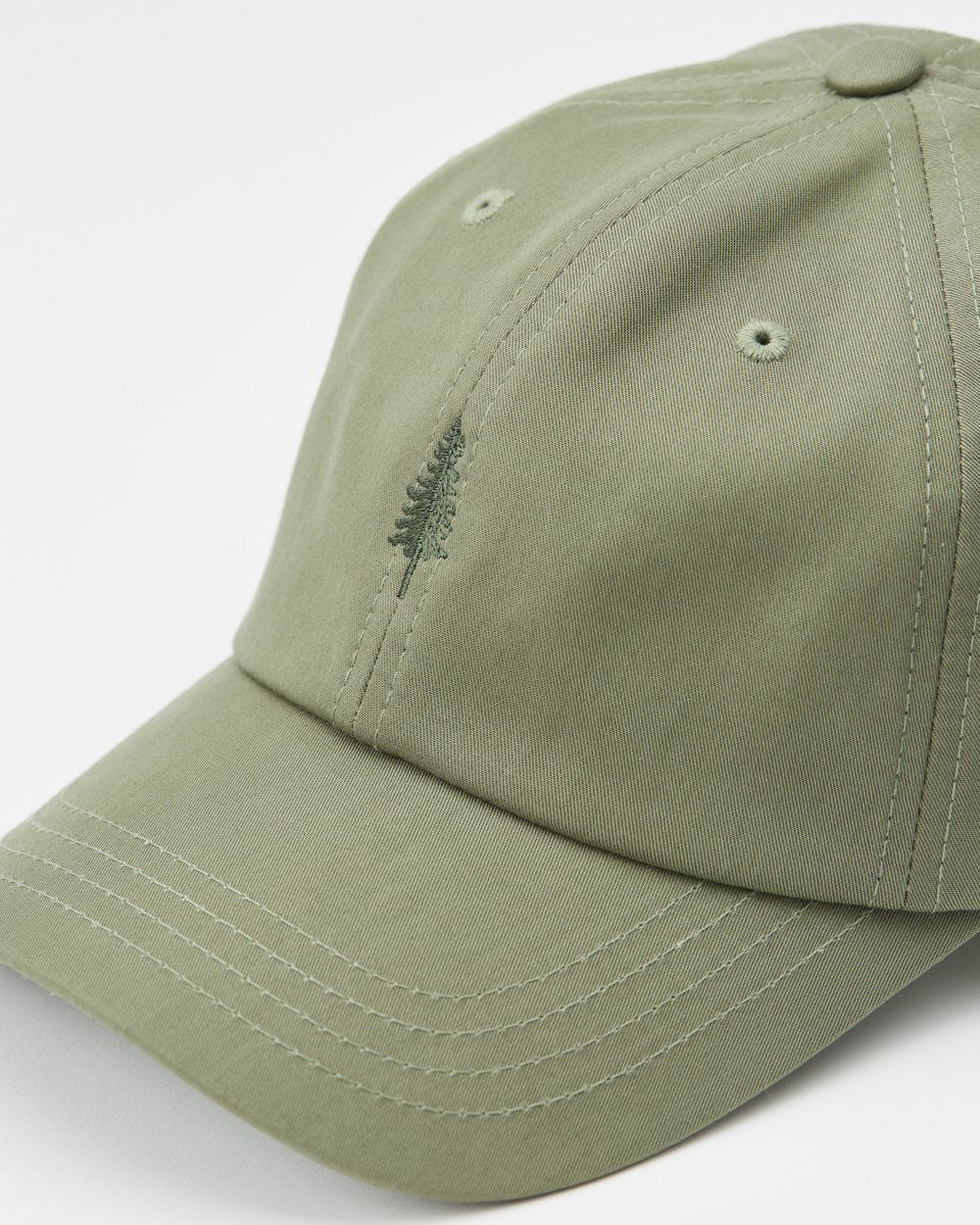 Tree Embroidery Tencel Peak Hat - Image 2