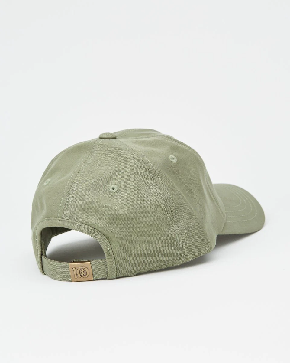 Tree Embroidery Tencel Peak Hat - Image 3