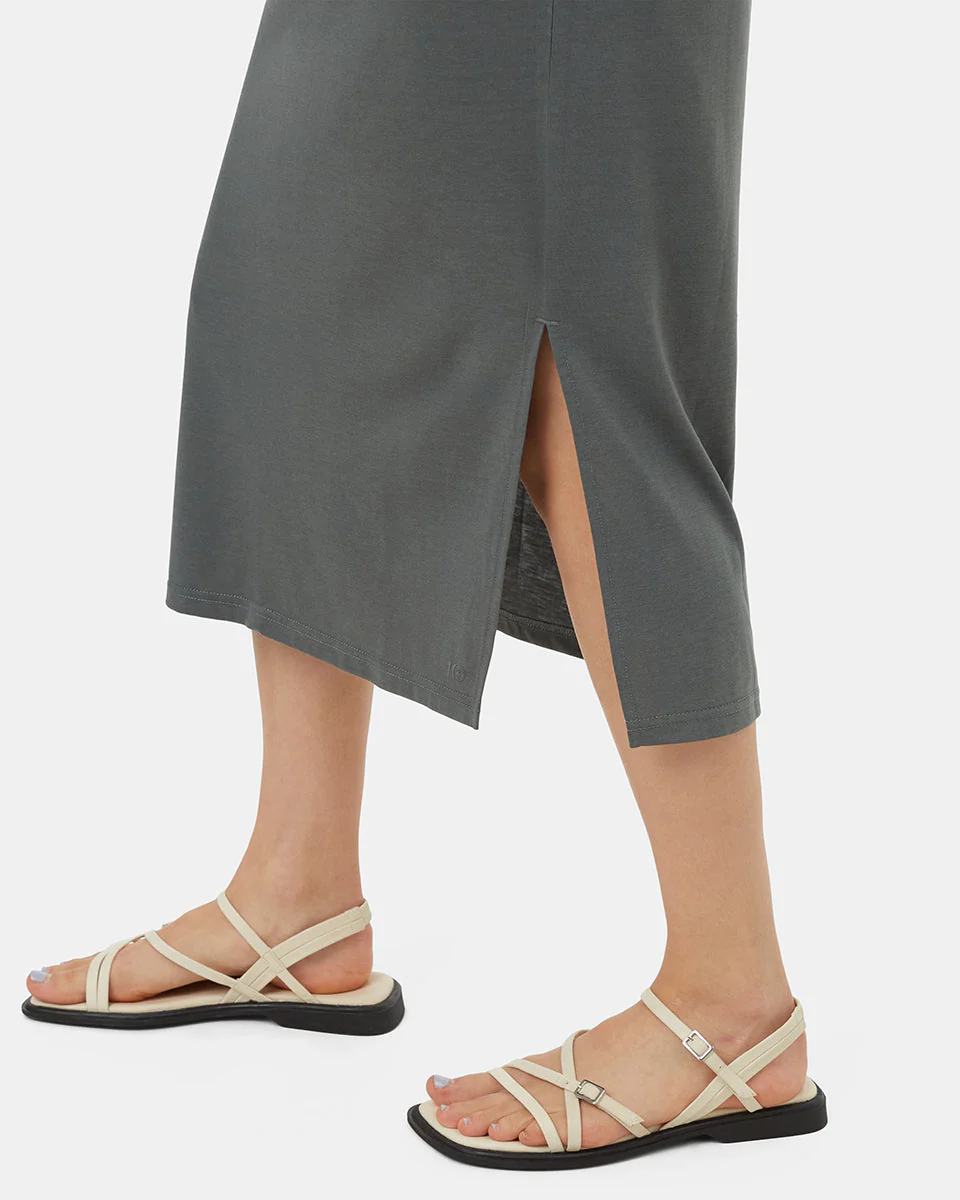 TreeBlend V-Neck Midi Dress - Image 4