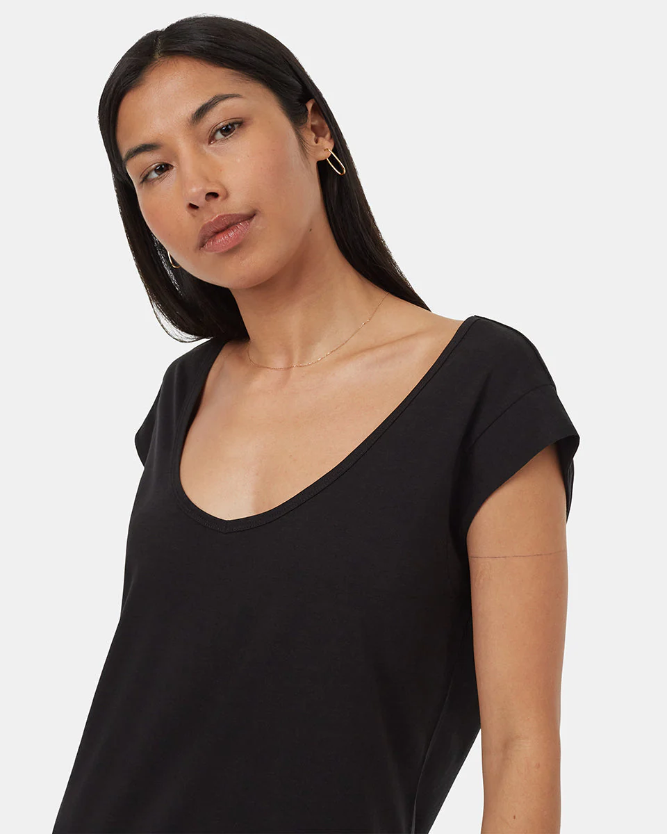 TreeBlend V-Neck Midi Dress - Image 4
