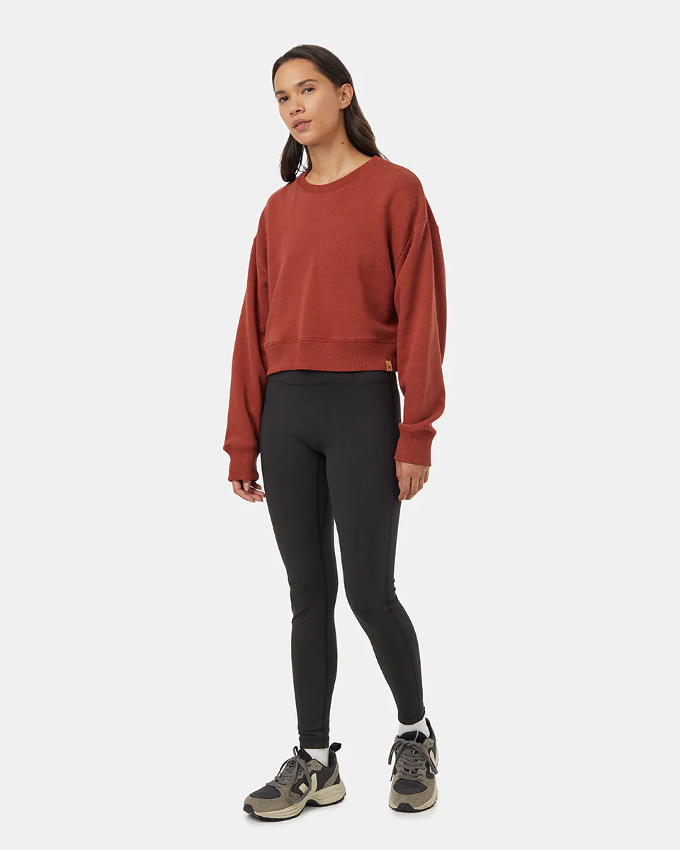 TreeFleece Oversized Cropped Crew - Image 2