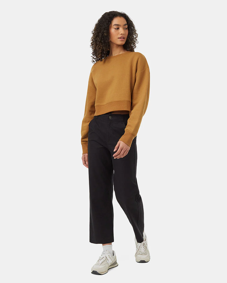 TreeFleece Oversized Cropped Crew - Image 2