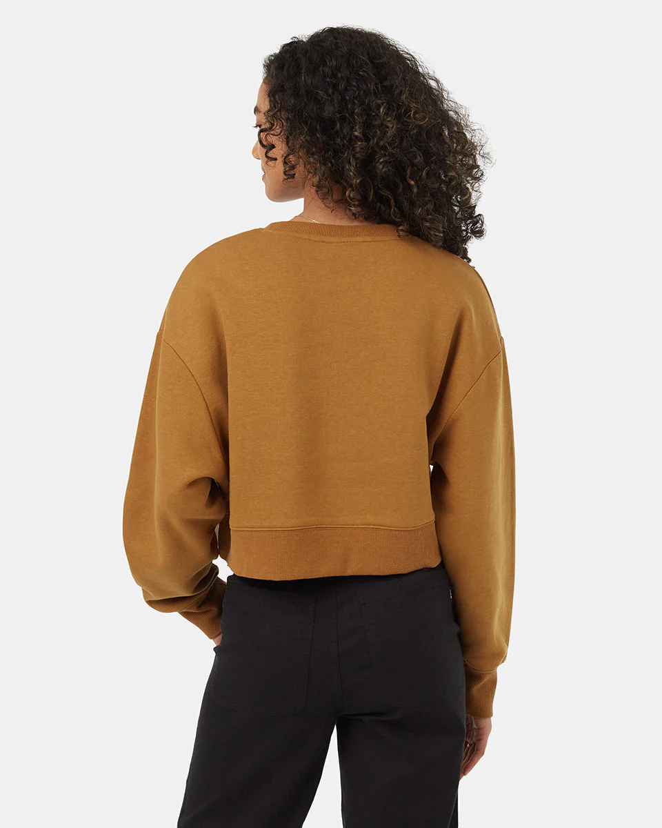 TreeFleece Oversized Cropped Crew - Image 3