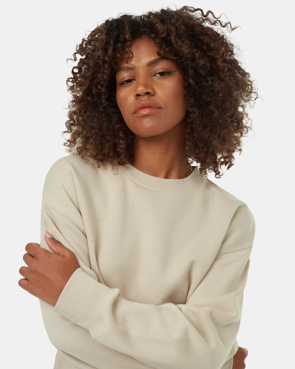 TreeFleece Oversized Cropped Crew - Image 4