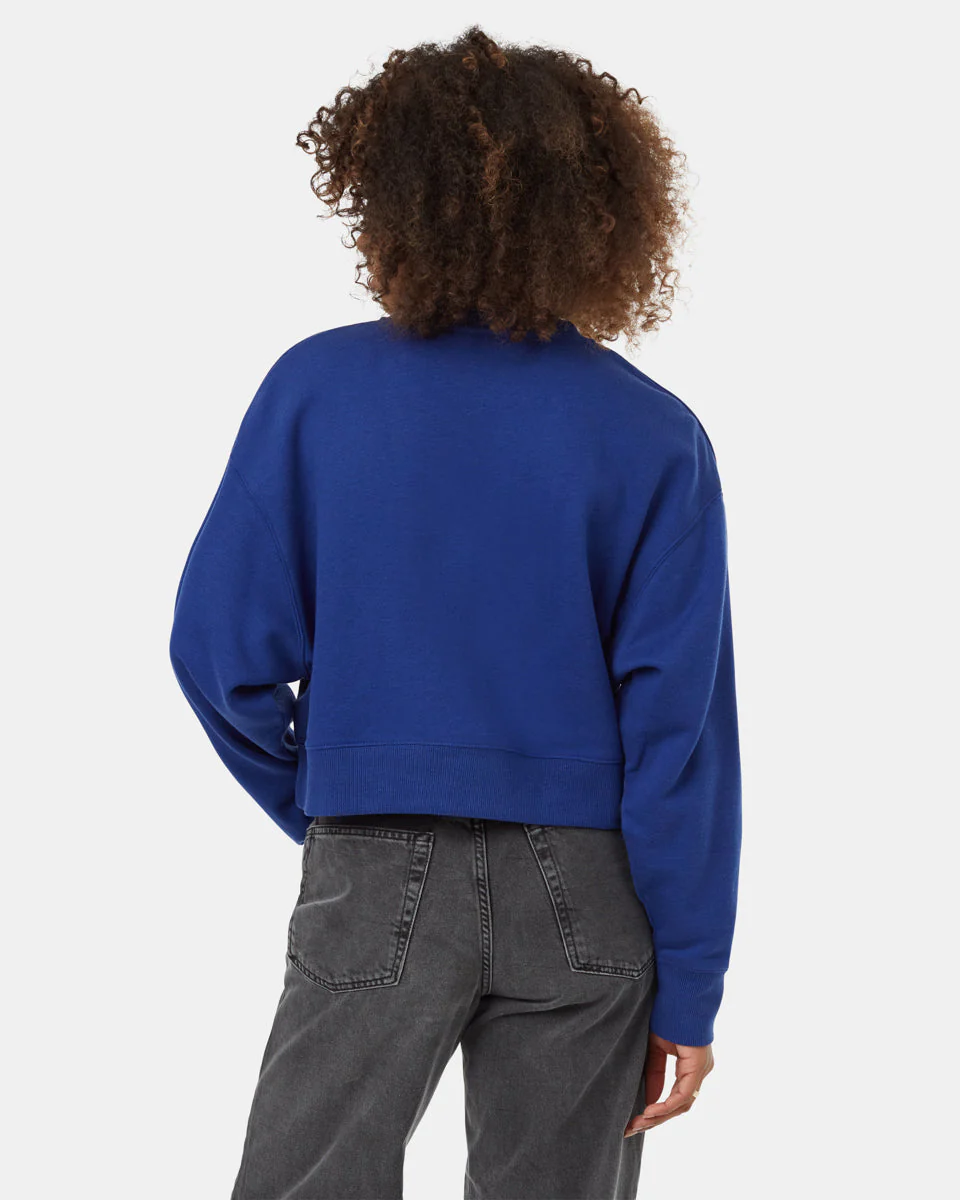 TreeFleece Oversized Cropped Crew - Image 3