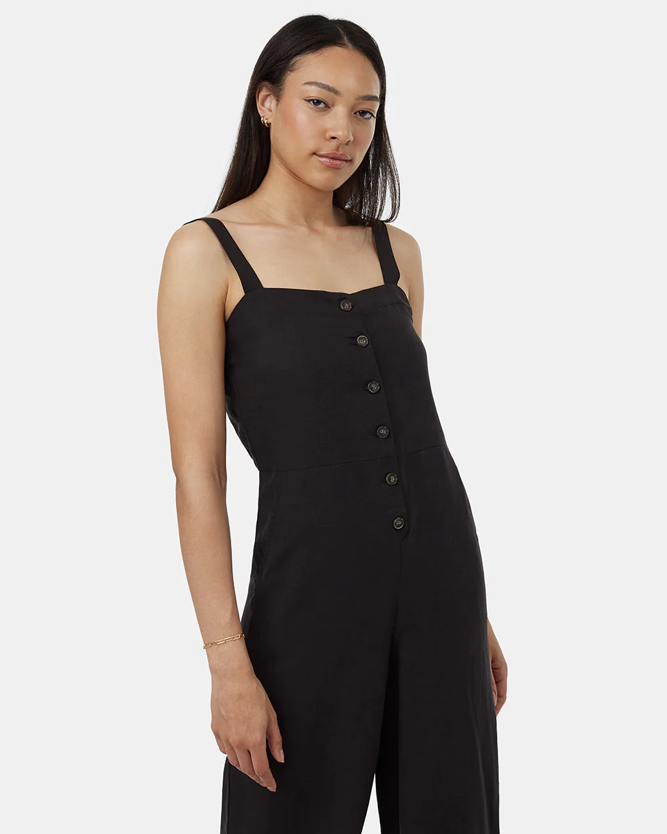 TreeLinen Apron Front Jumpsuit - Image 3