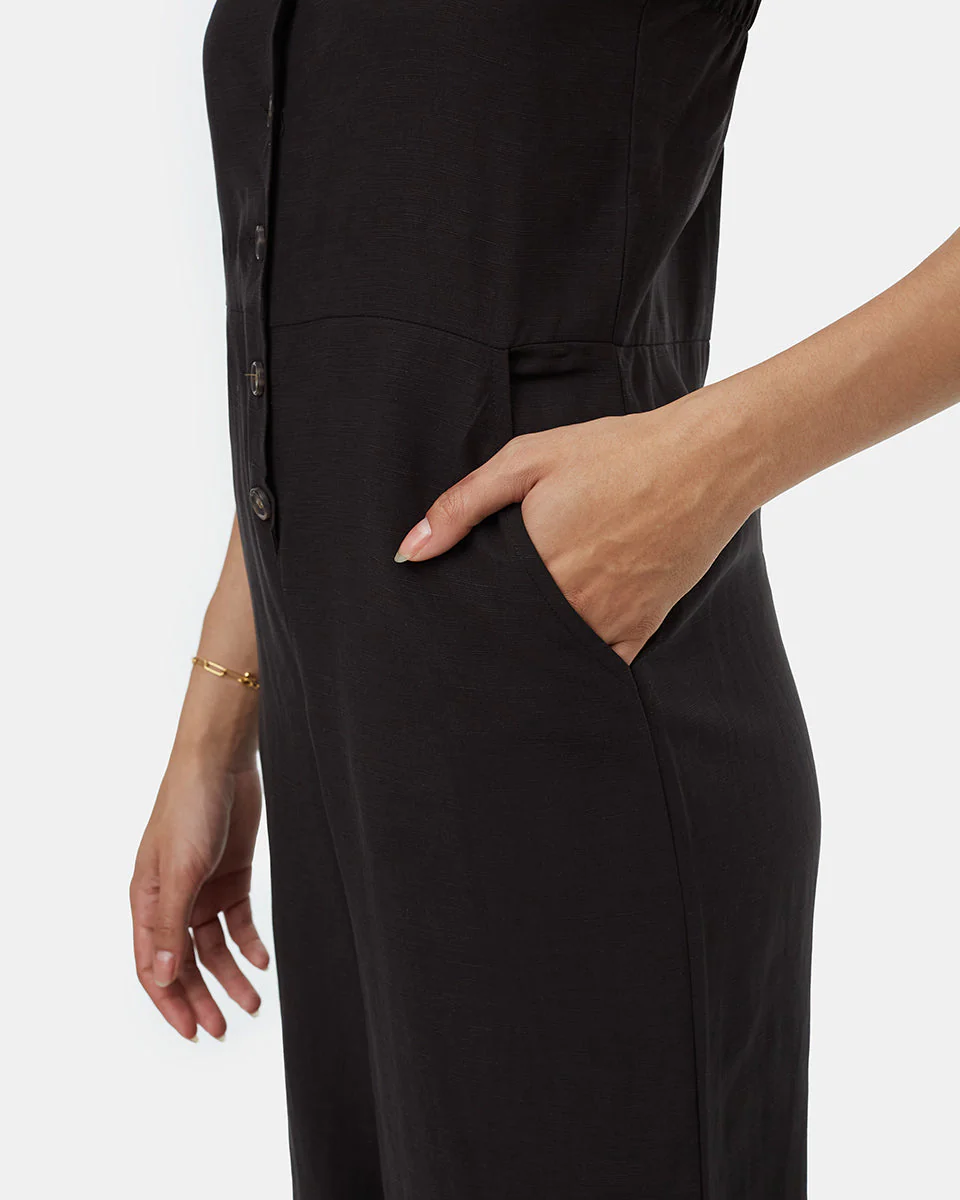TreeLinen Apron Front Jumpsuit - Image 5