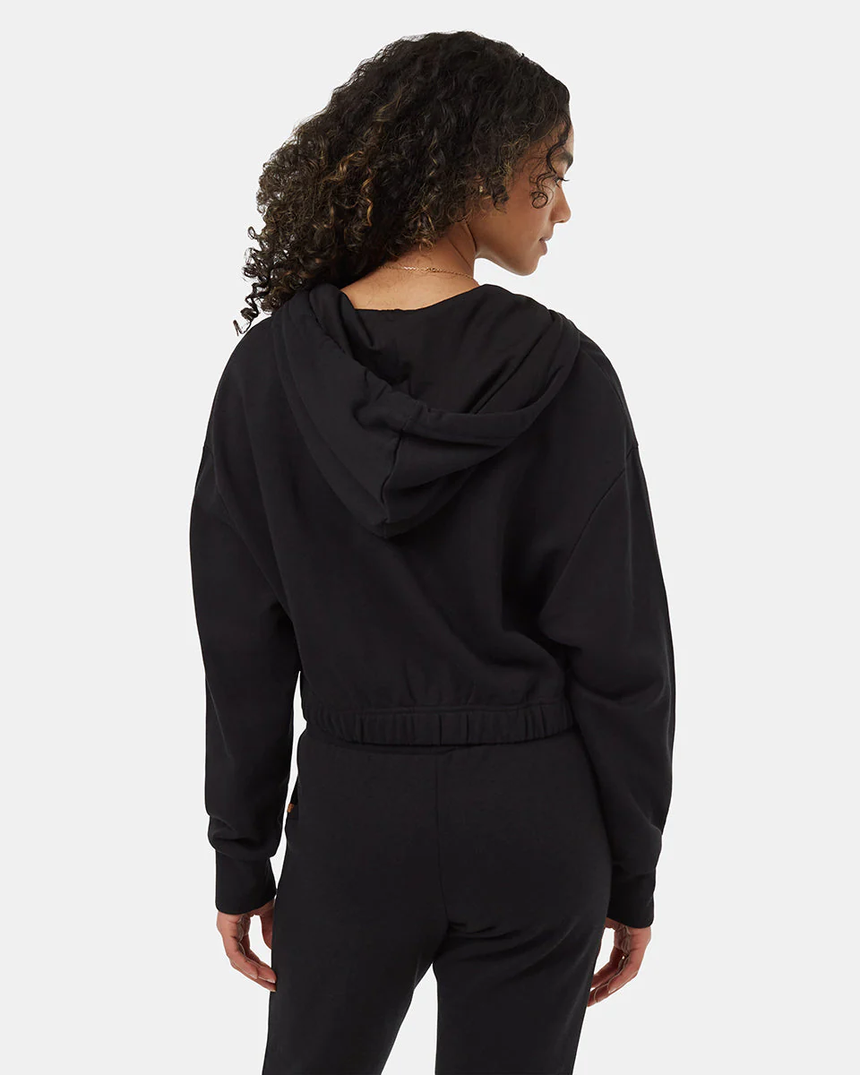 TreeTerry Oversized Cropped Zip Hoodie - Image 3
