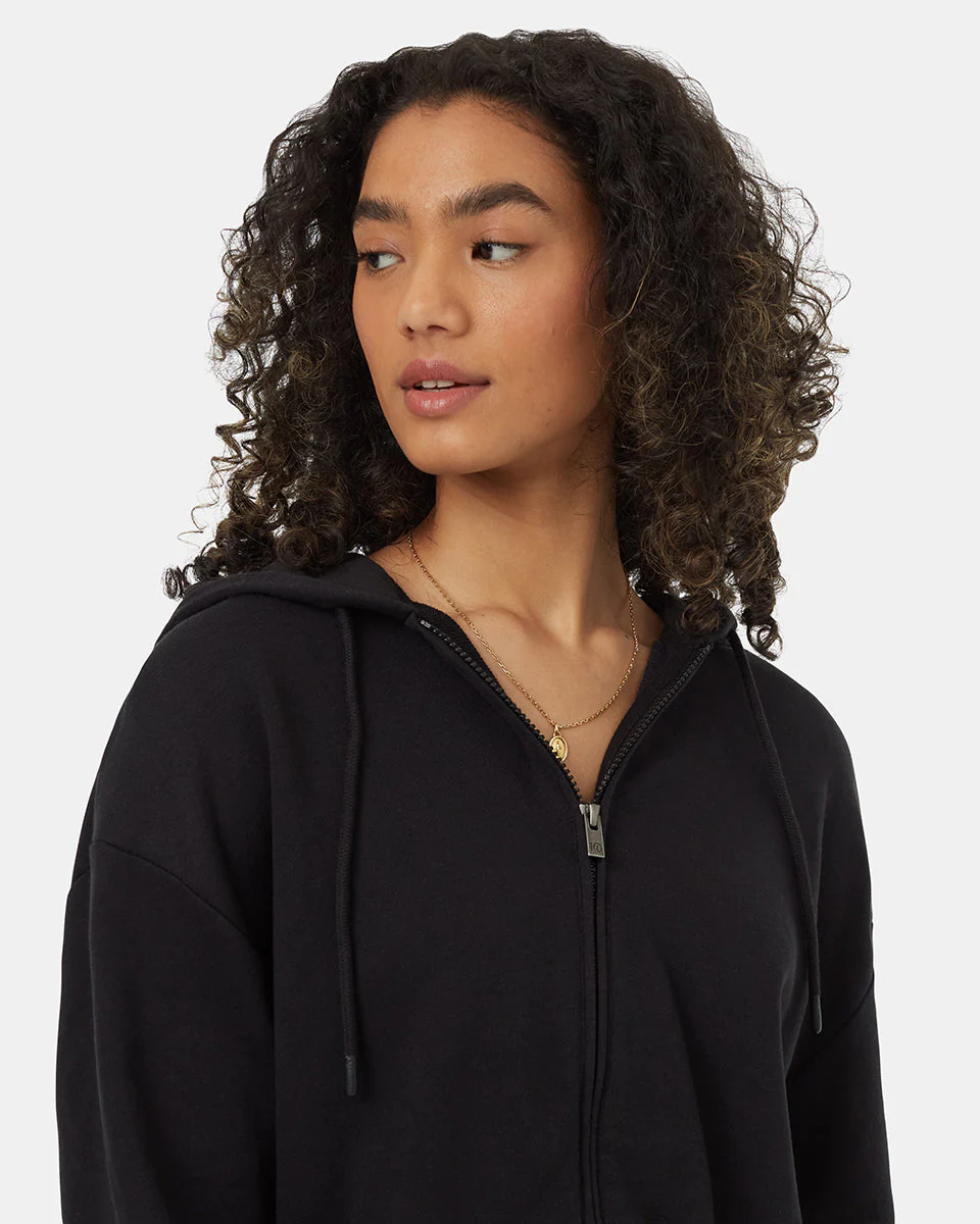 TreeTerry Oversized Cropped Zip Hoodie - Image 4