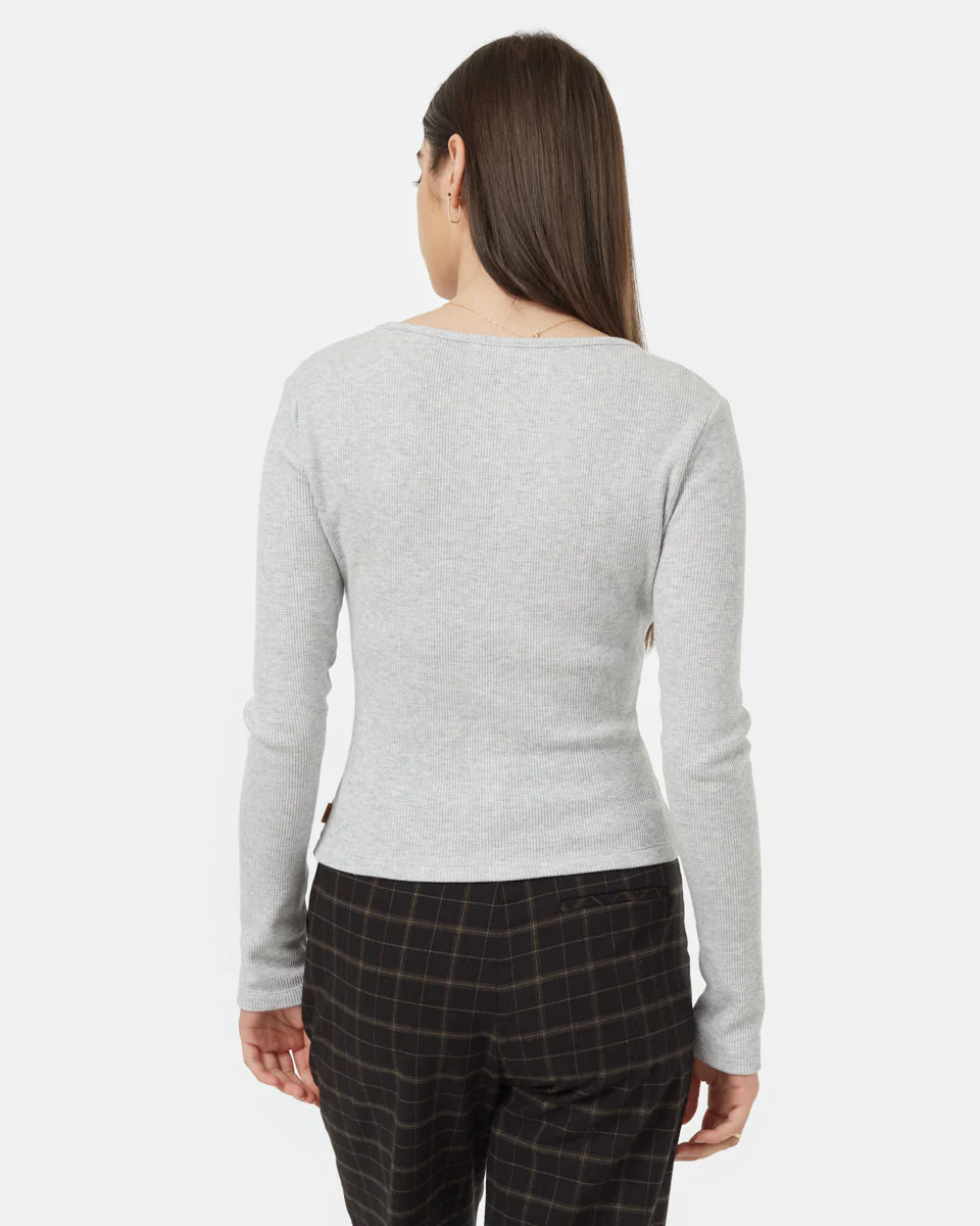 Treewaffle Ruched V-Neck Top - Image 3