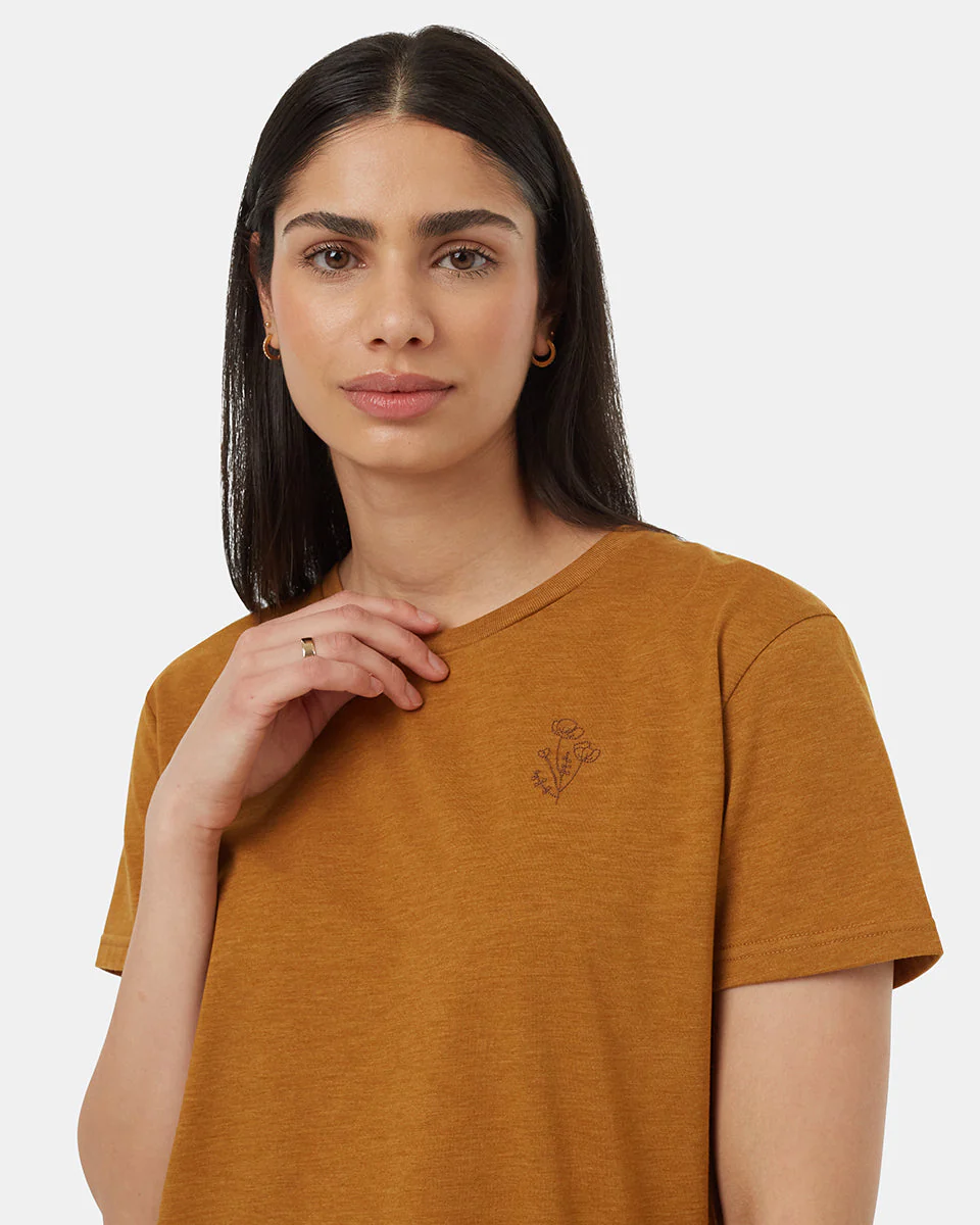 Wildflower Embroidery T-Shirt - Image 4