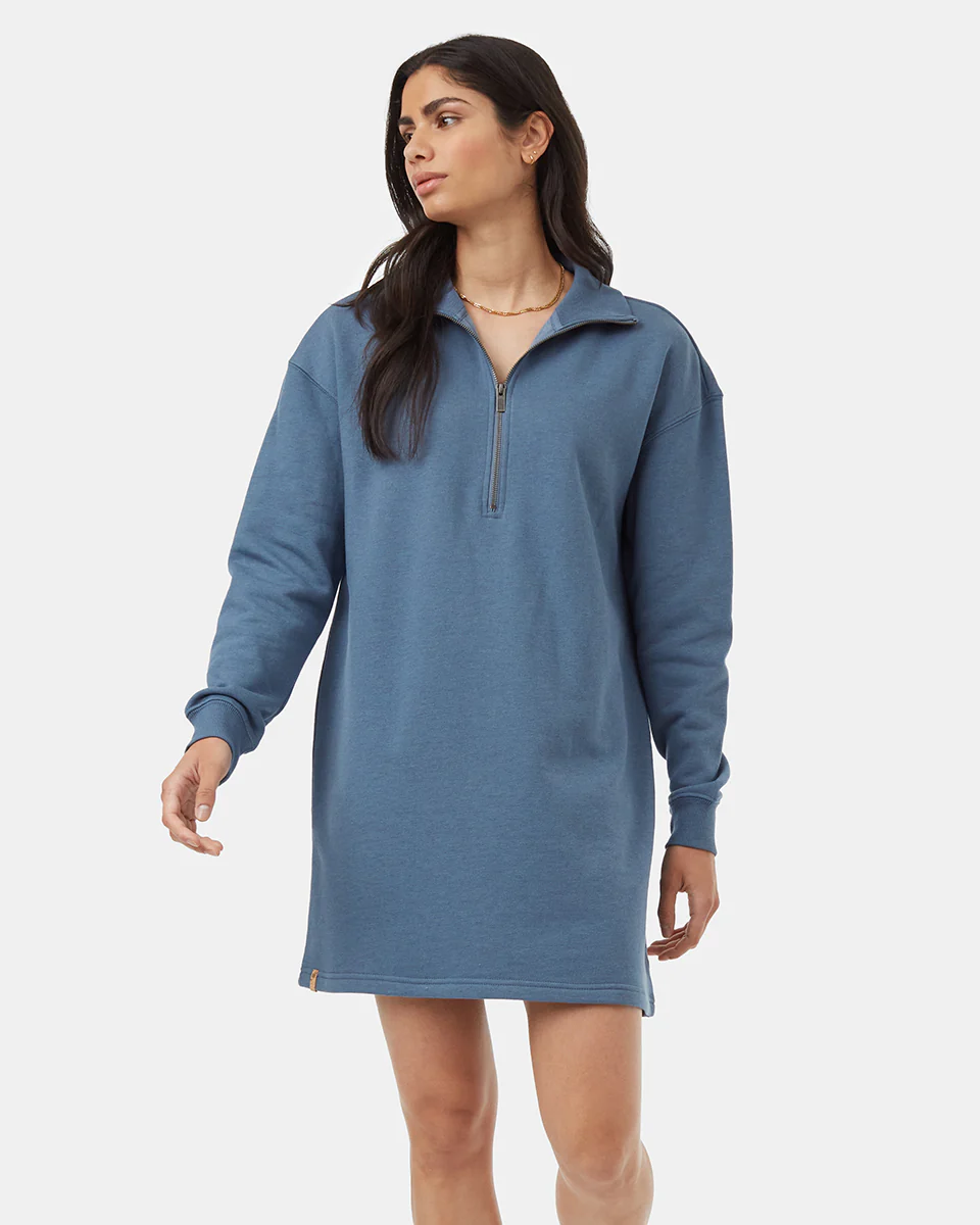 1/4 Zip Fleece Dress - Image 2