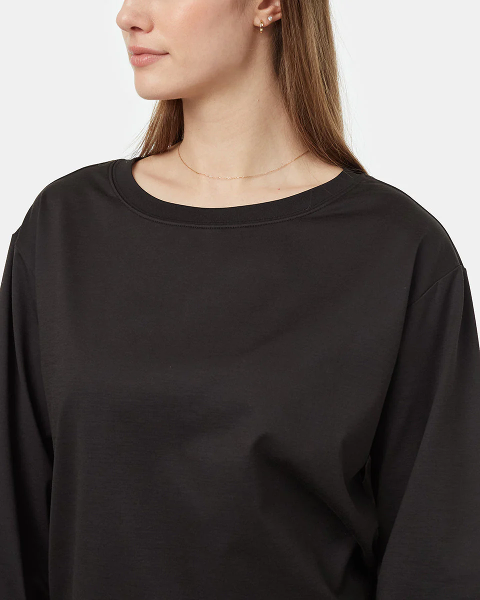 Active Soft Knit Open Back Crew - Image 3