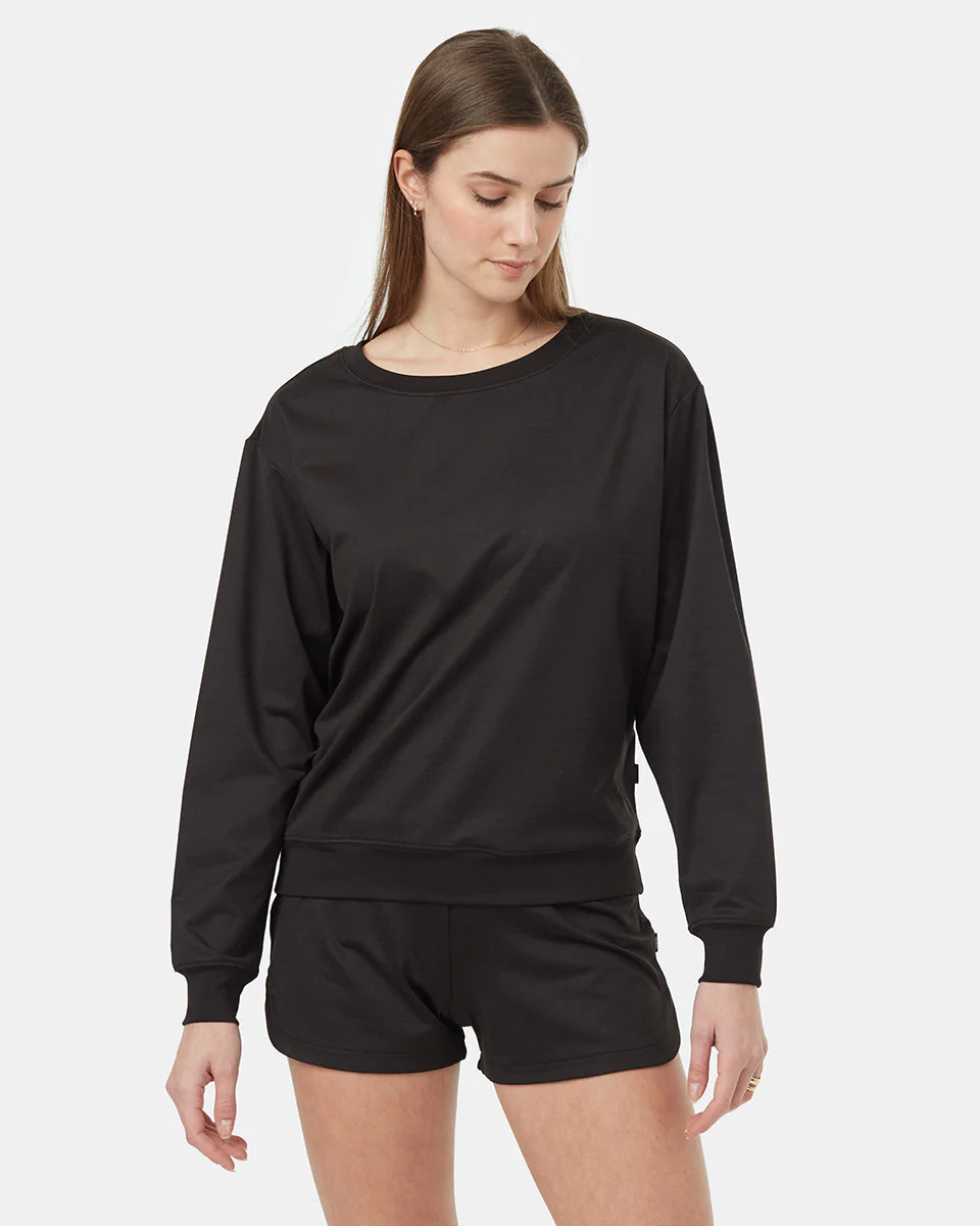 Active Soft Knit Open Back Crew - Image 4