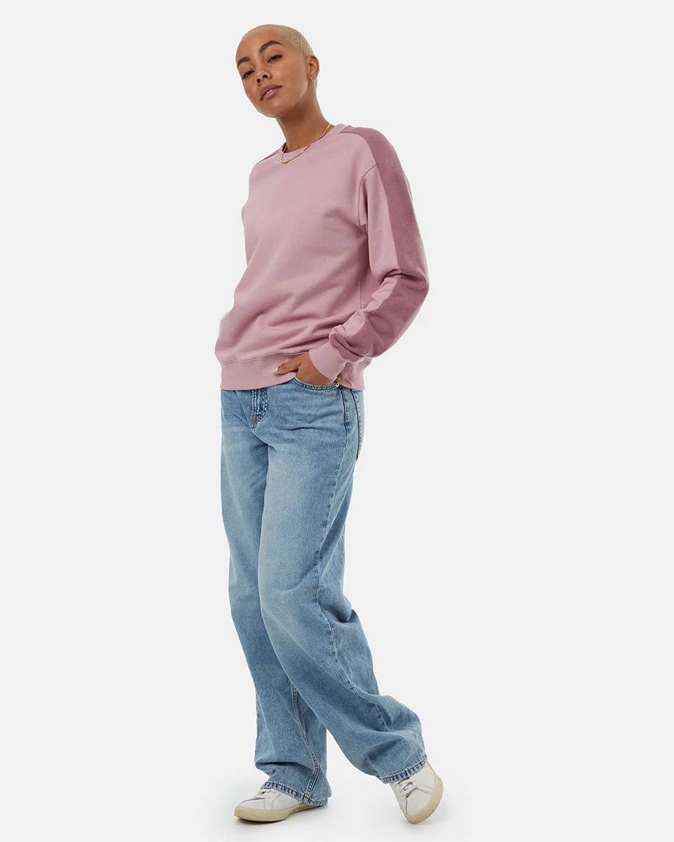Blocked Sleeve Stripe Crew - Image 2