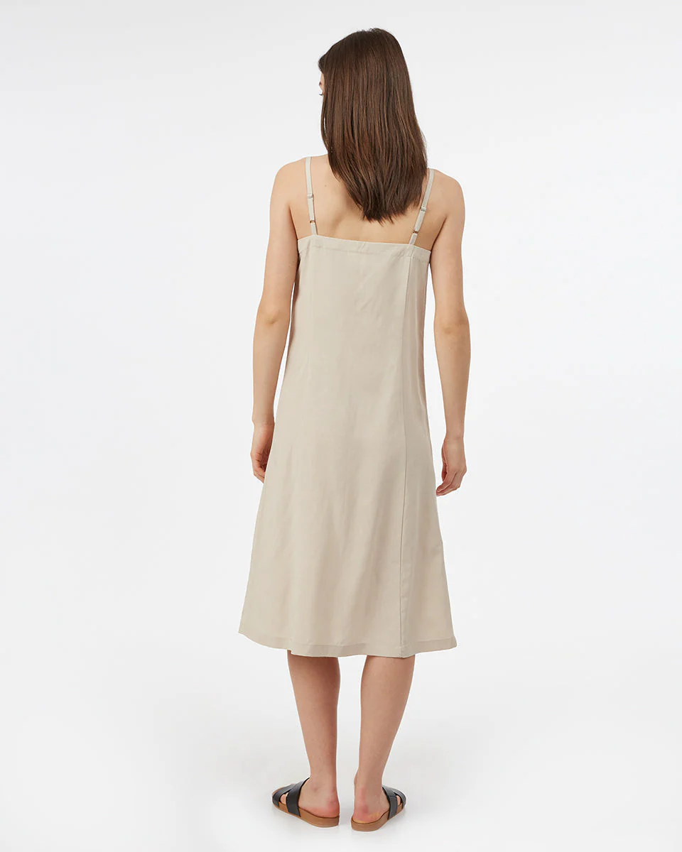 Button Front Linen Dress - Image 4