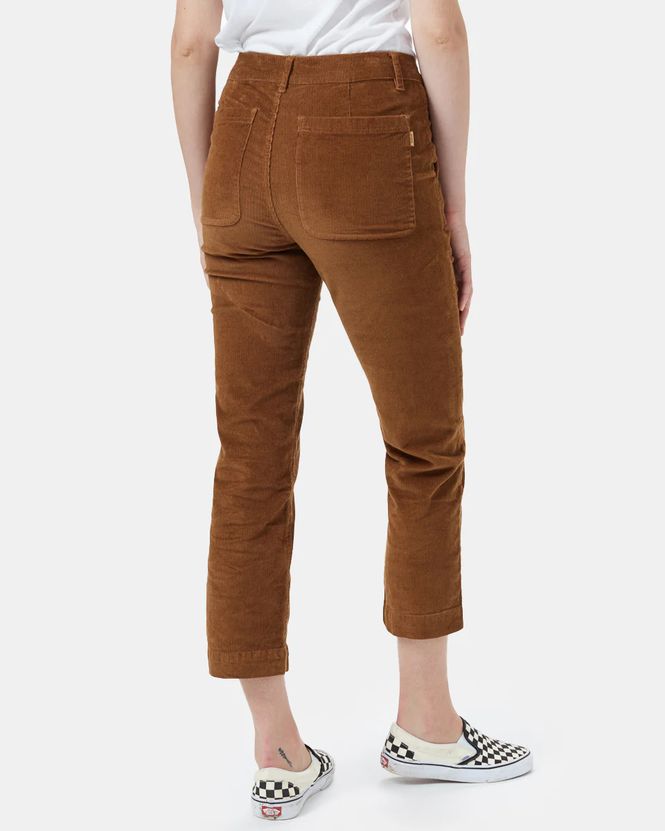 Corduroy Cropped Straight Leg Pant - Image 3