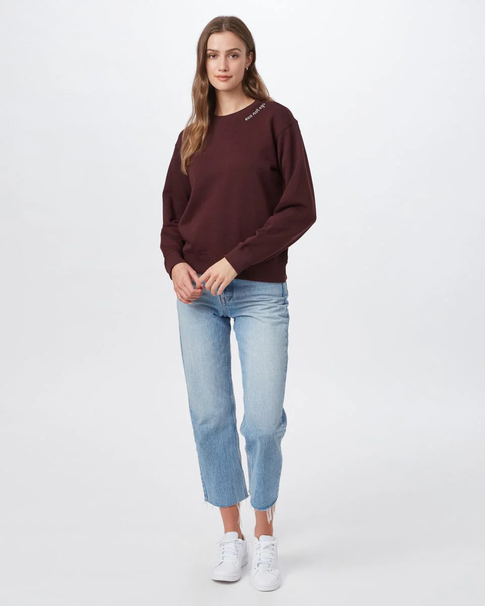 Eco not Ego Embroidered Crew - Image 2