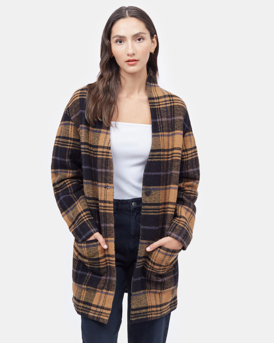 Flannel Cocoon Cardigan - Image 2