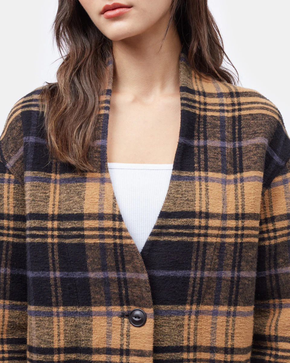 Flannel Cocoon Cardigan - Image 5