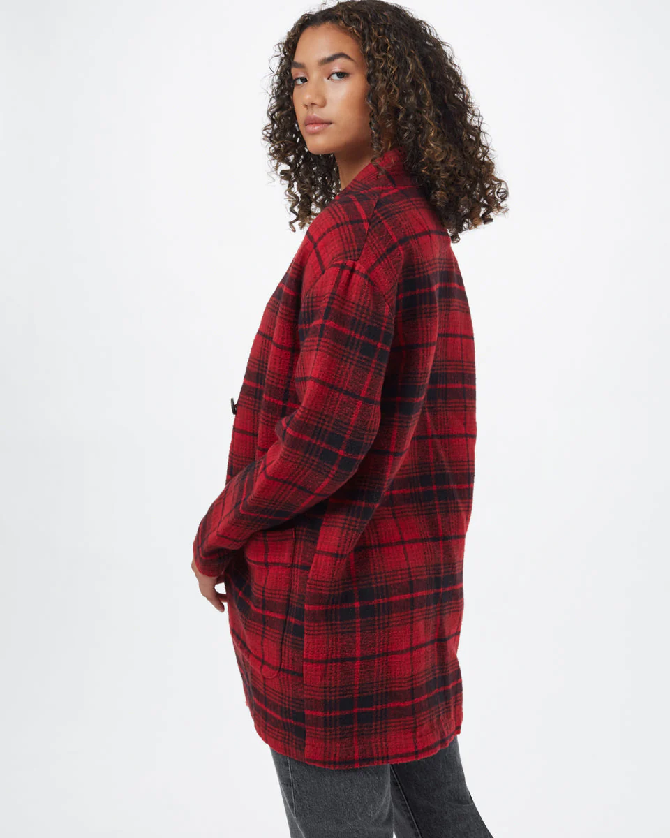 Flannel Cocoon Cardigan - Image 4