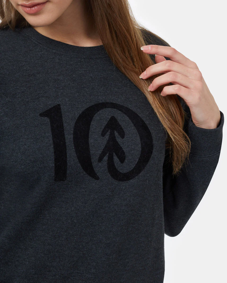Flocked Logo Crew - Image 4