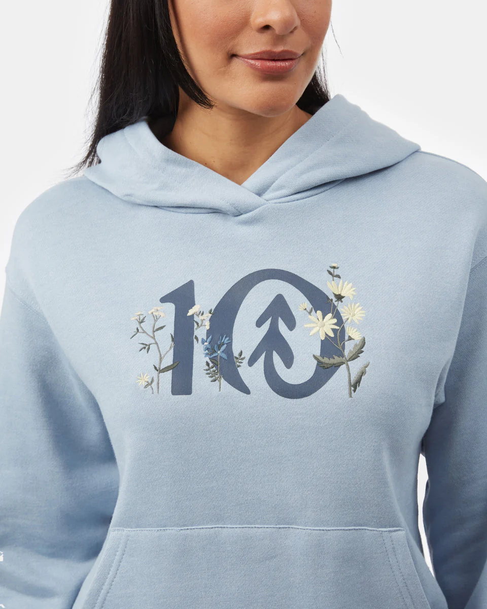 Floral Logo Hoodie - Image 4
